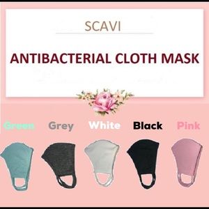 😷 Set of 5 Reusable Antibacterial Face Mask